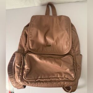Genuine Leather Bentley Back back Cream/tan EUC